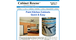 Desktop Screenshot of cabinetrescue.com